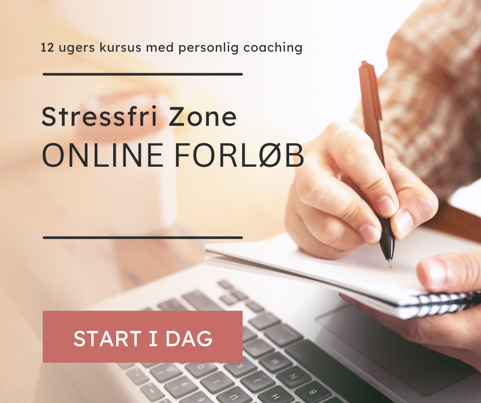 Stress coaching. 12 ugers stress coaching forløb med online stresshåndtering kursus.