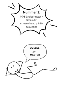 Selvhjælp mod stress, øvelse 1: 4-7-8 åndedrættet – Sænk dit stressniveau på 60 sekunder